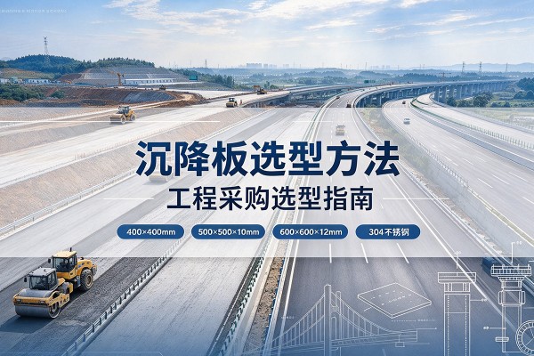 城子河沉降板选择方法