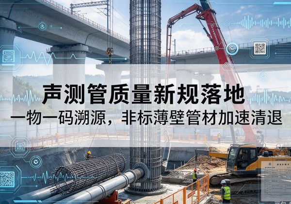 城子河声测管质量新规落地，一物一码溯源，非标薄壁管材加速清退